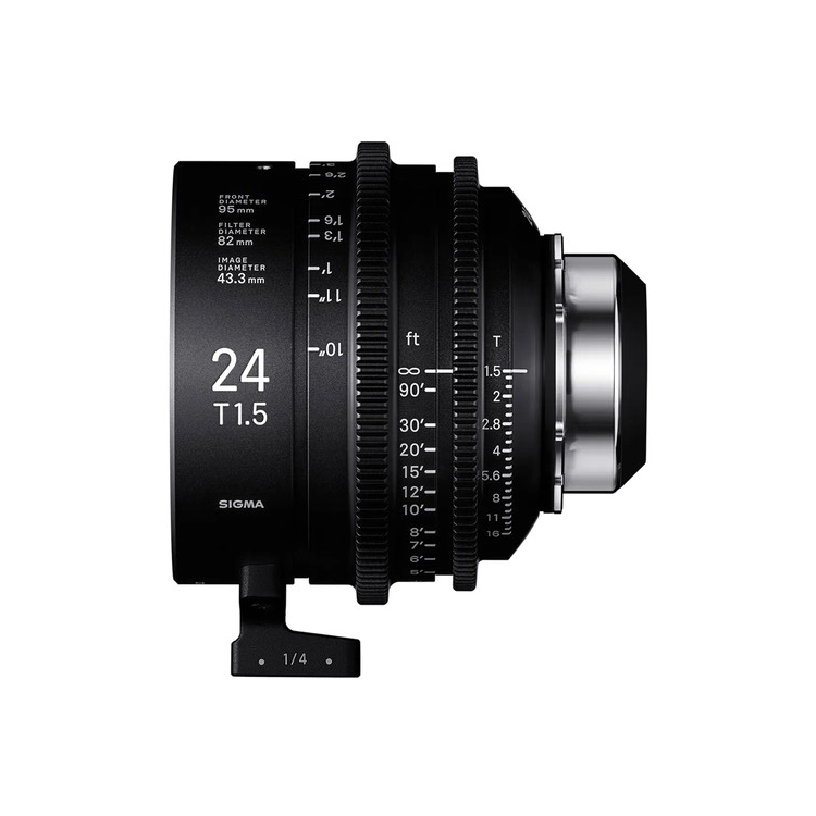 Sigma 24mm T1.5 Cine Lens - PL Mount + i-Technology