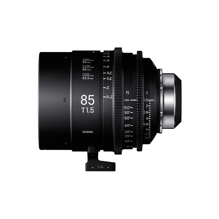 Sigma 85mm T1.5 Cine Lens - PL Mount + i-Technology