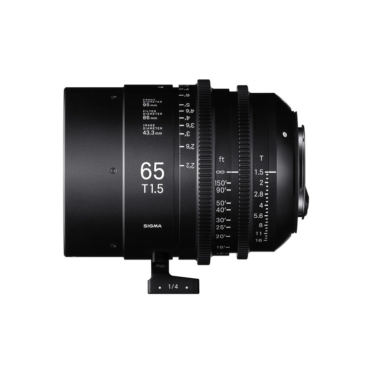 Sigma 65mm T1.5 Cine Lens - Canon EF