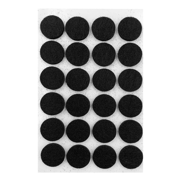 Profile Black Felt Bumper Wall Protectors (48pk)