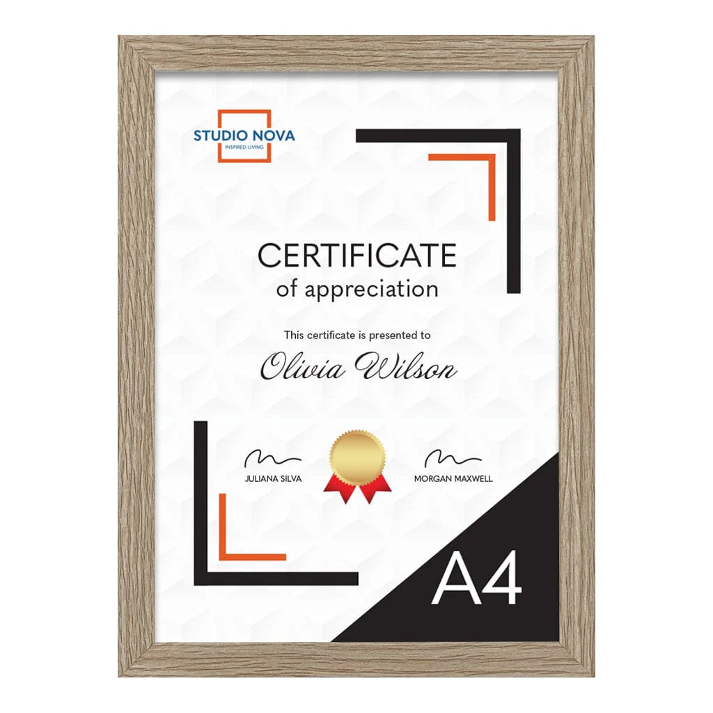 Profile Home Basics Natural A4 Photo Frame