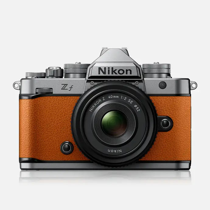 Nikon Z f Mirrorless Digital Silver Camera Sunset Orange w/ Nikkor Z 40mm f2 (SE) Lens