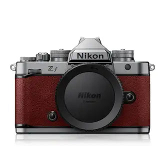 Nikon Z f Mirrorless Digital Silver Camera Body - Bordeaux Red