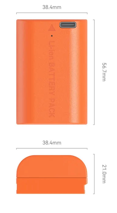 SmallRig 5407 Camera Battery for Canon LP-E6P (Orange)