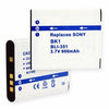 Sony NP-BK1 Infolithium K Type Replacement Battery