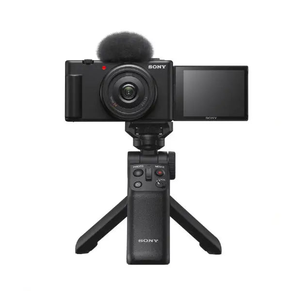 Sony ZV-1F Digital Vlog Camera With Bluetooth Grip (Black)