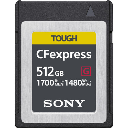Sony G TOUGH CFExpress Type B 512GB Card