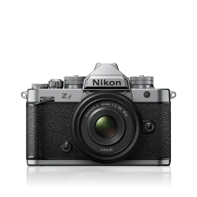 Nikon Zf Mirrorless Digital Silver Camera with Nikkor Z 40mm f/2 (SE)