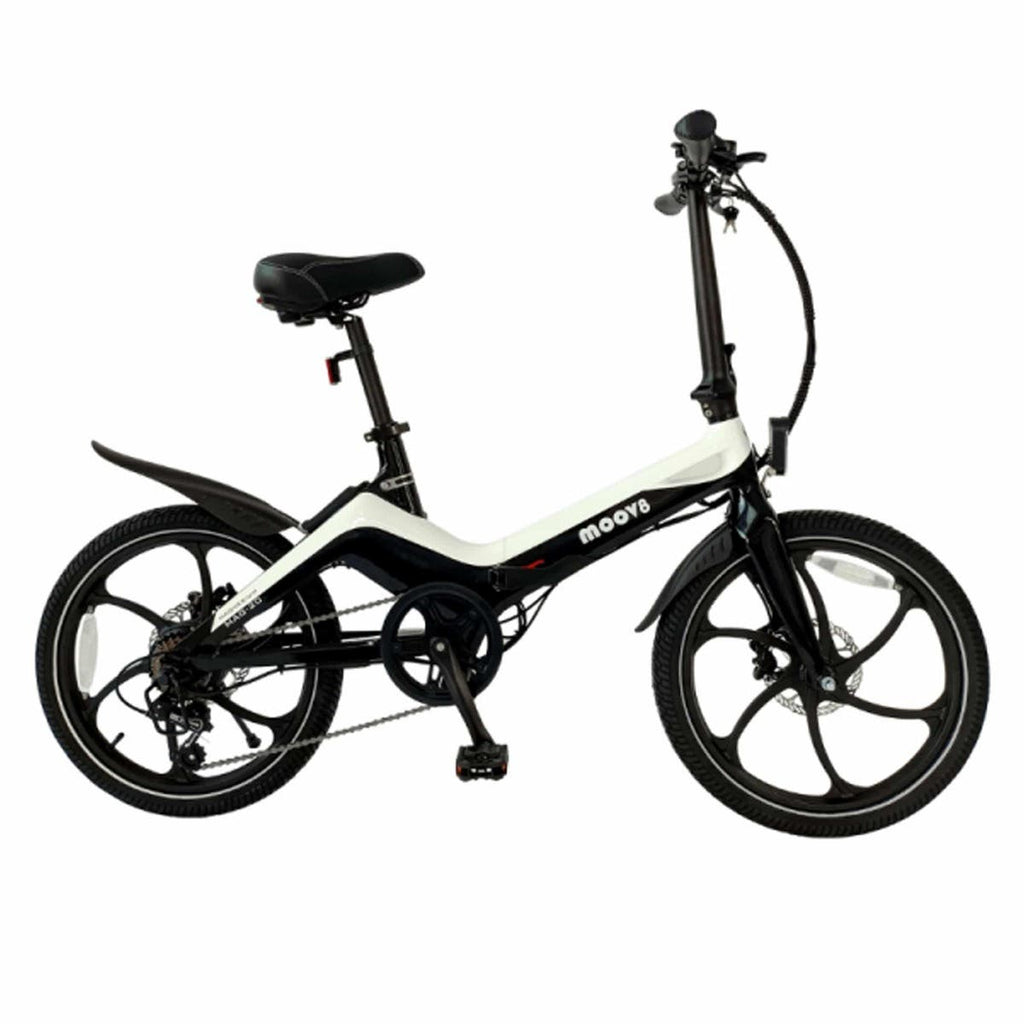 Moov8 MAG-20 Light Magnesium E-Bike White & Black