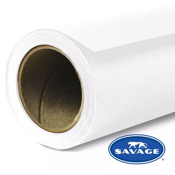 Savage Widetone Pure White Background Paper 1.35m x 11m 