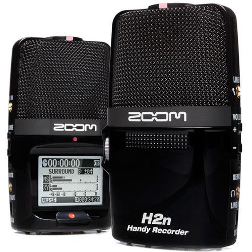 Zoom H2n 2-Input / 4-Track Portable Handy Recorder with Onboard 5-Mic Array