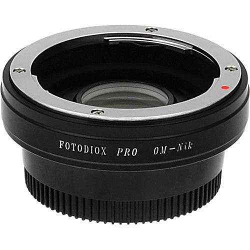 FotodioX Pro Lens Mount Adapter for Olympus OM Lens to Nikon F Mount Camera