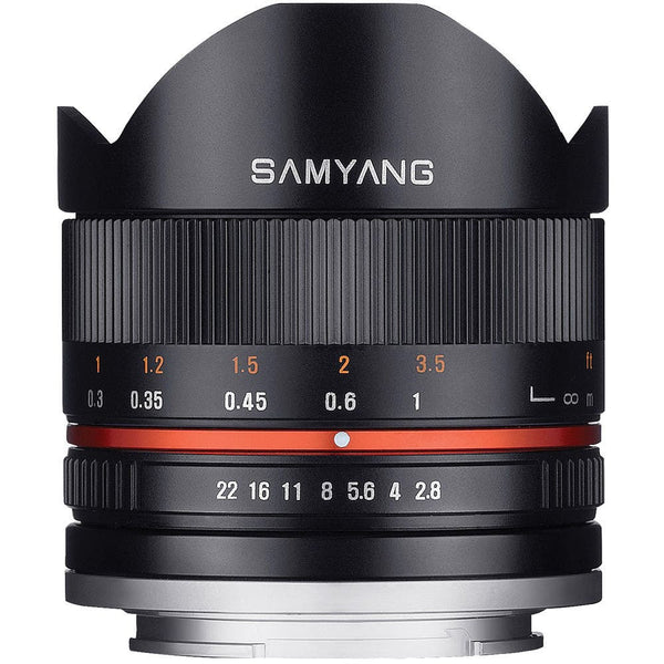 Samyang 8mm f/2.8 Fisheye II UMC Lens for Sony E Mount (Black)