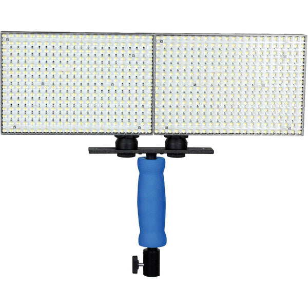 Ledgo 308 LED Bi-Color On-Camera Light Set with Handle (2-Pack)