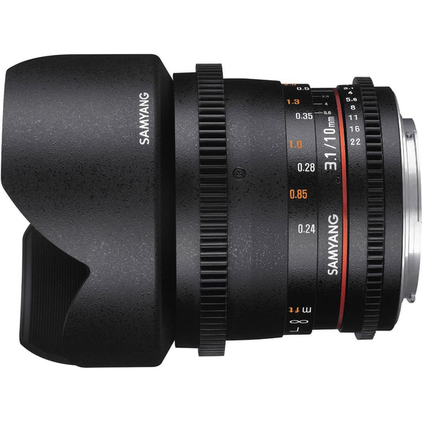 Samyang 10mm T3.1 VDSLR Lens for Canon EOS Mount