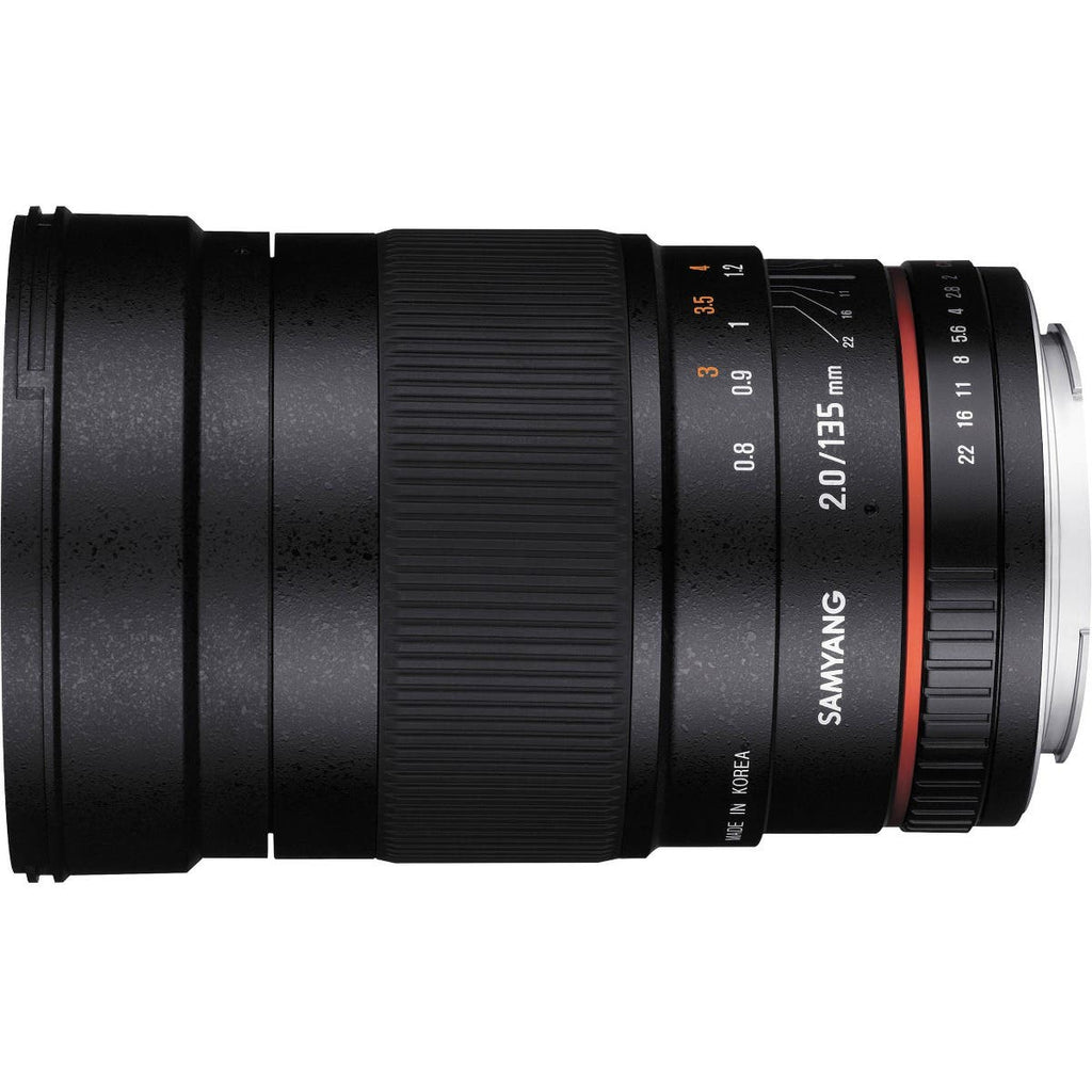 Samyang 135mm f/2.0 ED UMC Lens for Nikon F Mount with AE Chip