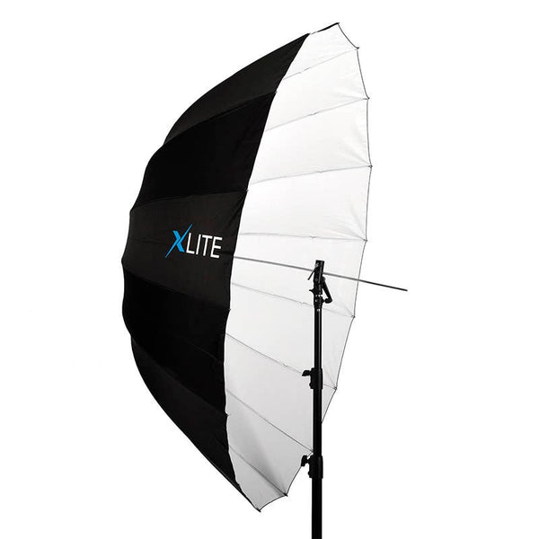 Xlite Deep Parabolic Black White Umbrella 165cm