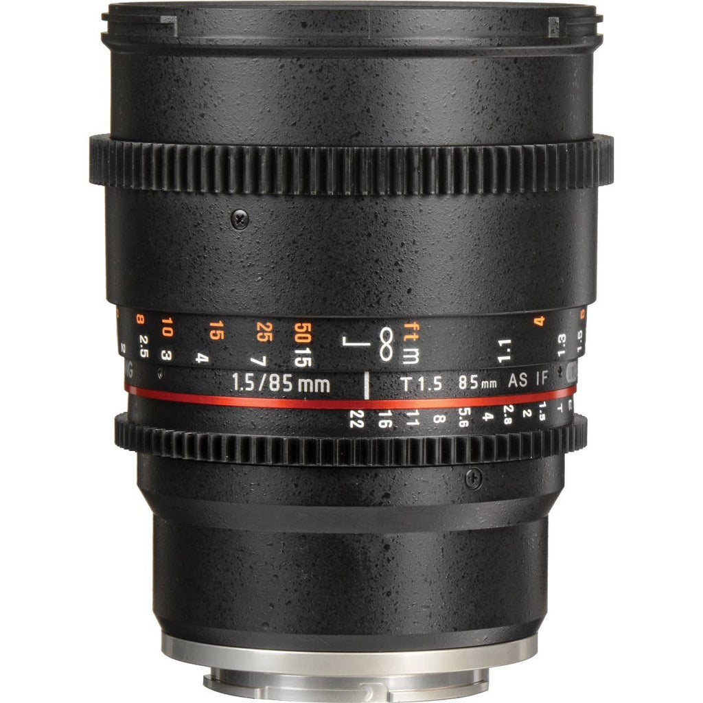 Samyang 85mm T1.5 VDSLRII Cine Lens for Sony E-Mount