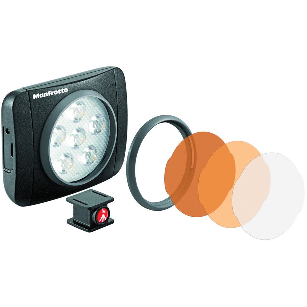 Manfrotto Lumimuse 6 On-Camera LED Light (Black) (MLUMIEART-BK)