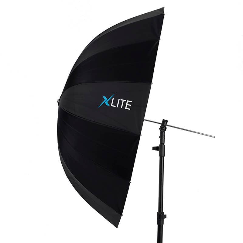 Xlite Deep Parabolic Black / White Umbrella 105cm