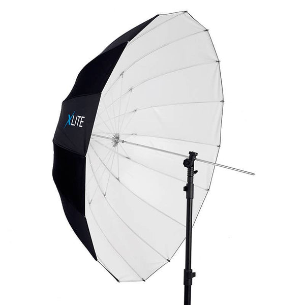 Xlite Deep Parabolic Black / White Umbrella 105cm
