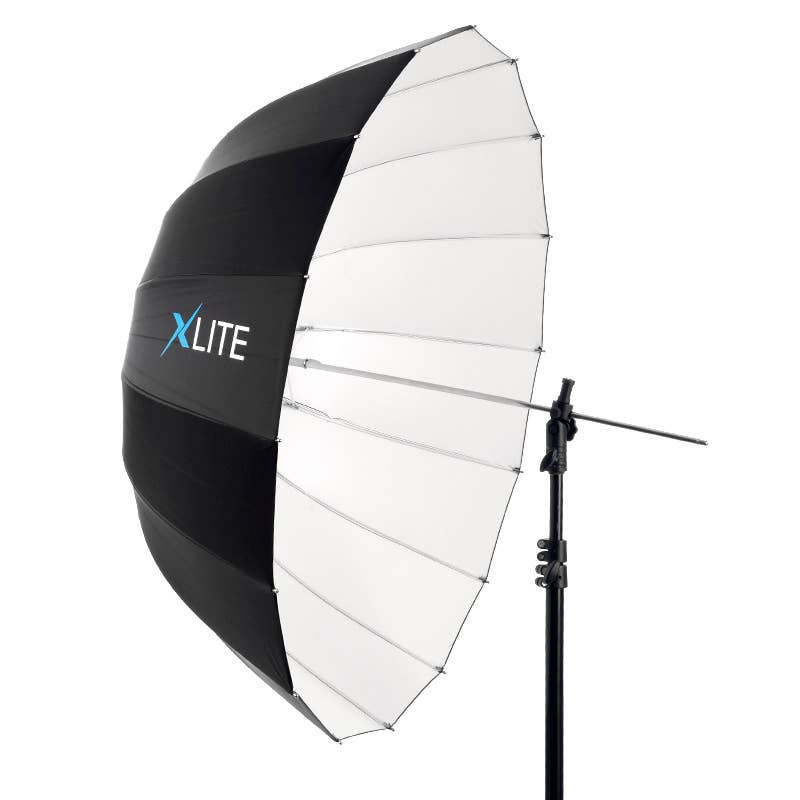 Xlite Deep Parabolic Black / White Umbrella 85cm