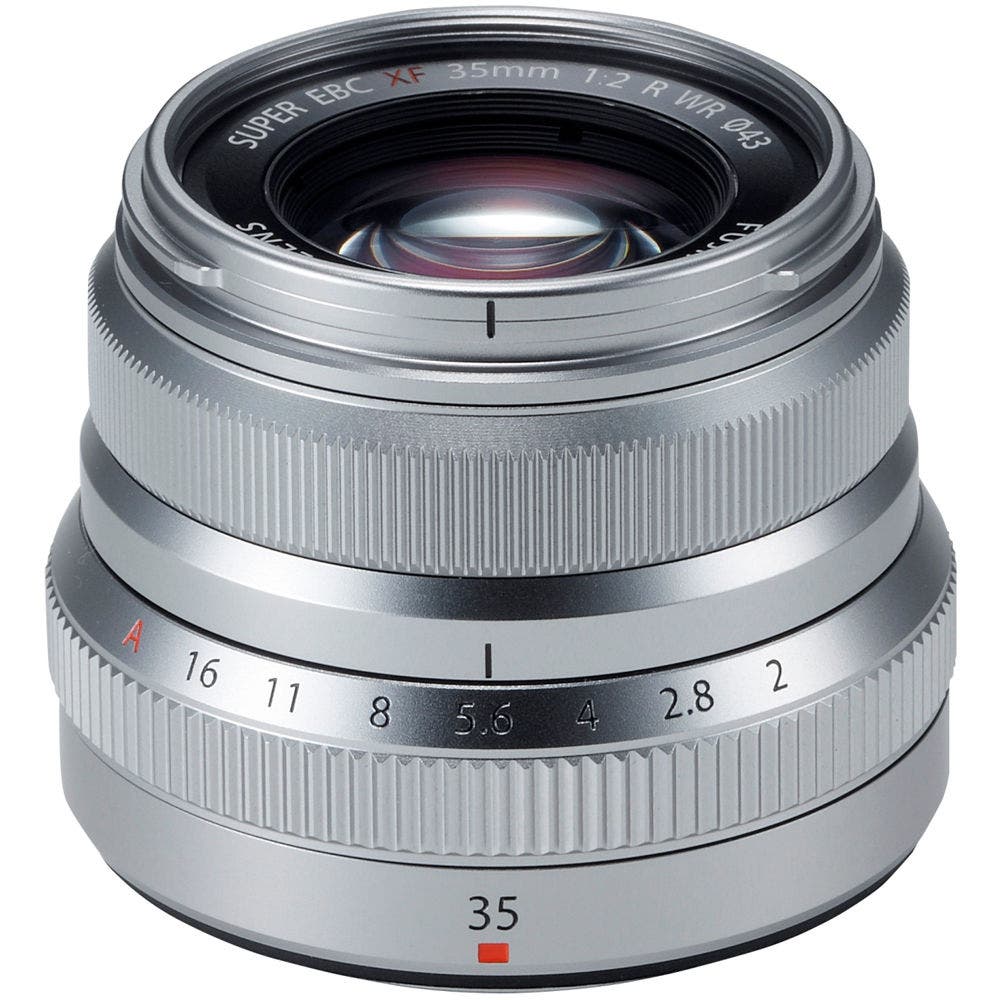 FUJIFILM XF 35mm f/2 R WR Lens (Silver)