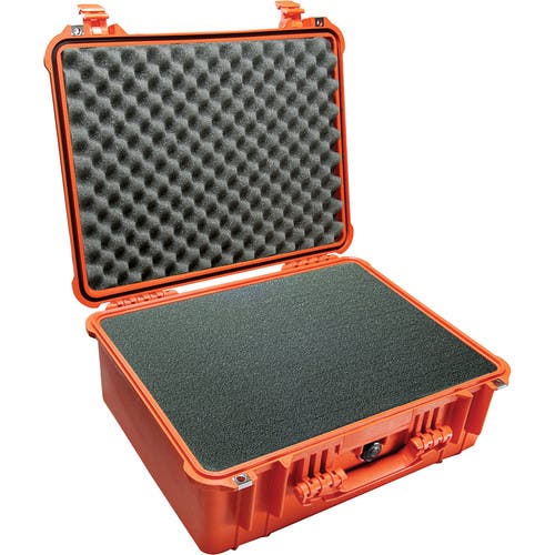 Pelican 1550 Case with Foam (Orange)