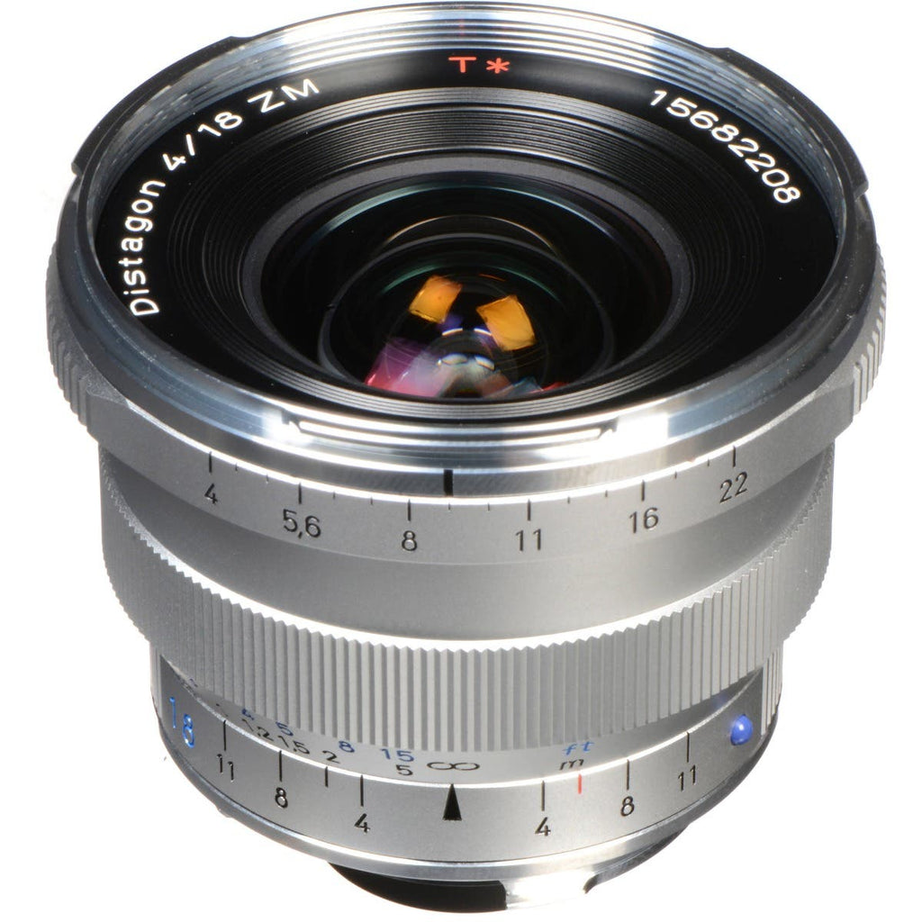 ZEISS Distagon T* 18mm f/4 ZM Lens (Silver)