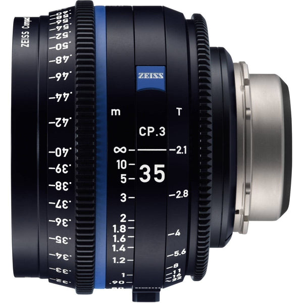 ZEISS CP.3 35mm T2.1 Compact Prime Lens (Canon EF Mount, Feet)