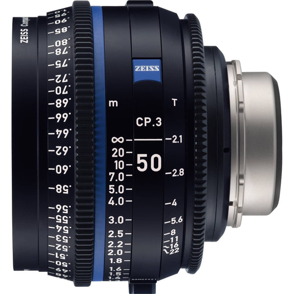 ZEISS CP.3 50mm T2.1 Compact Prime Lens (Canon EF Mount, Feet)