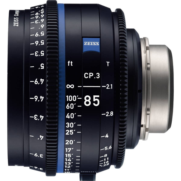 ZEISS CP.3 85mm T2.1 Compact Prime Lens (Canon EF Mount, Feet)