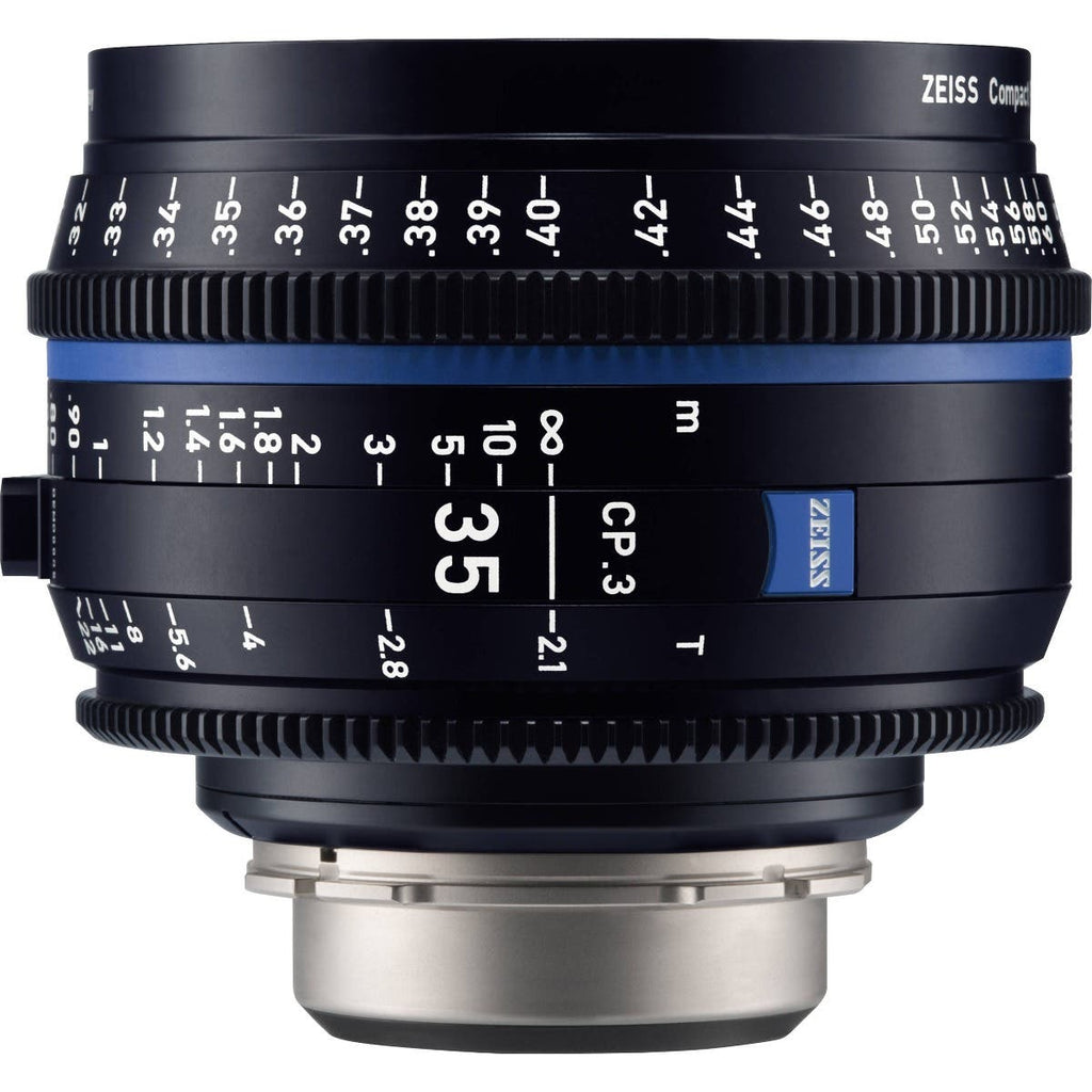 ZEISS CP.3 35mm T2.1 Compact Prime Lens (Canon EF Mount, Feet)