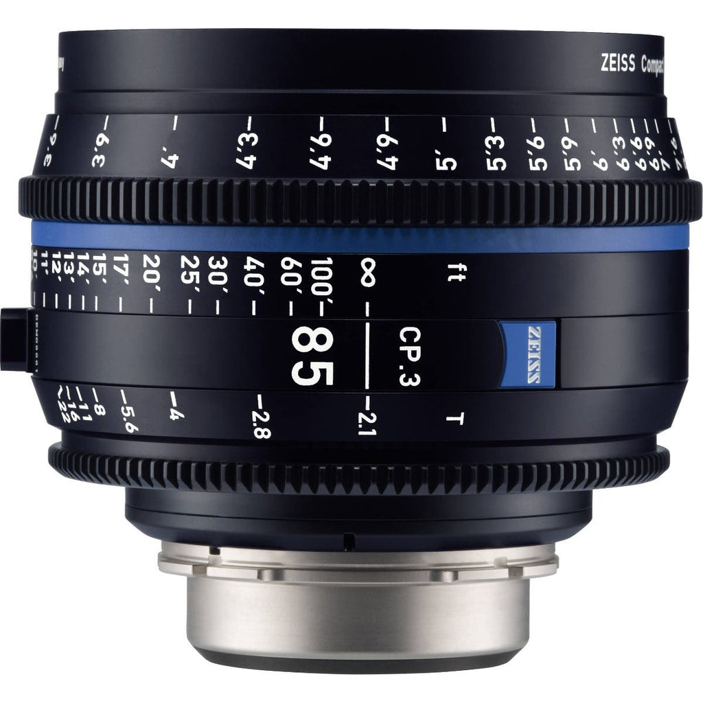 ZEISS CP.3 85mm T2.1 Compact Prime Lens (Canon EF Mount, Feet)