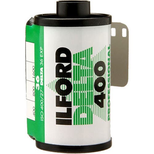 Ilford Delta 400 Professional Black and White Negative Film (35mm Roll Film, 24 Exposures)