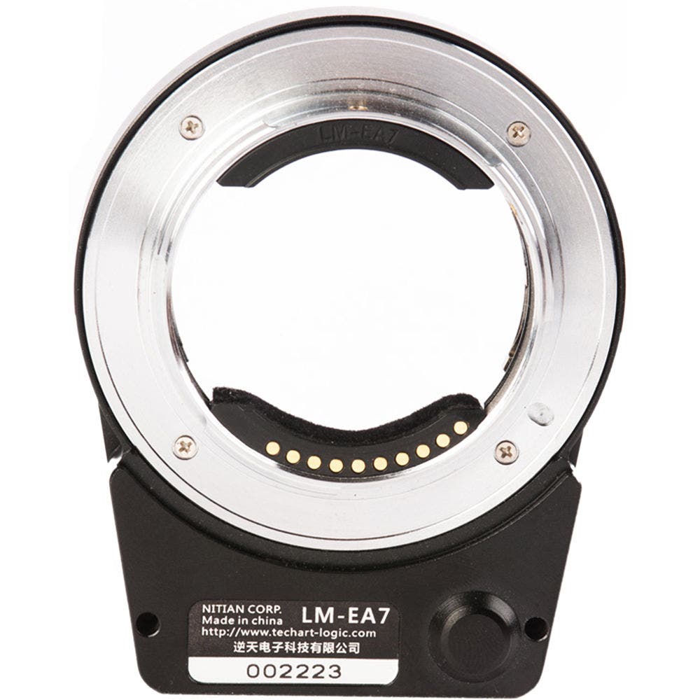 Techart PRO Leica M Mount Lens to Sony E-Mount Camera Autofocus Adapter
