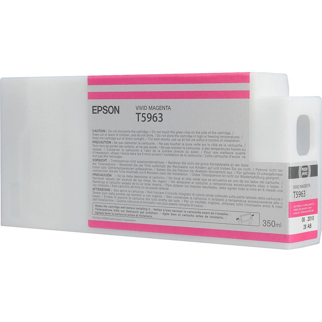 Epson T596300 Vivid Magenta UltraChrome HDR Ink Cartridge (350 mL)