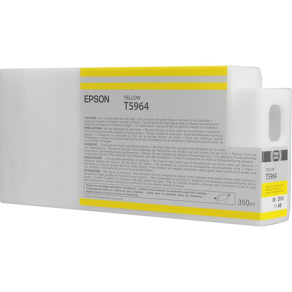 Epson T596400 Yellow UltraChrome HDR Ink Cartridge (350 mL)