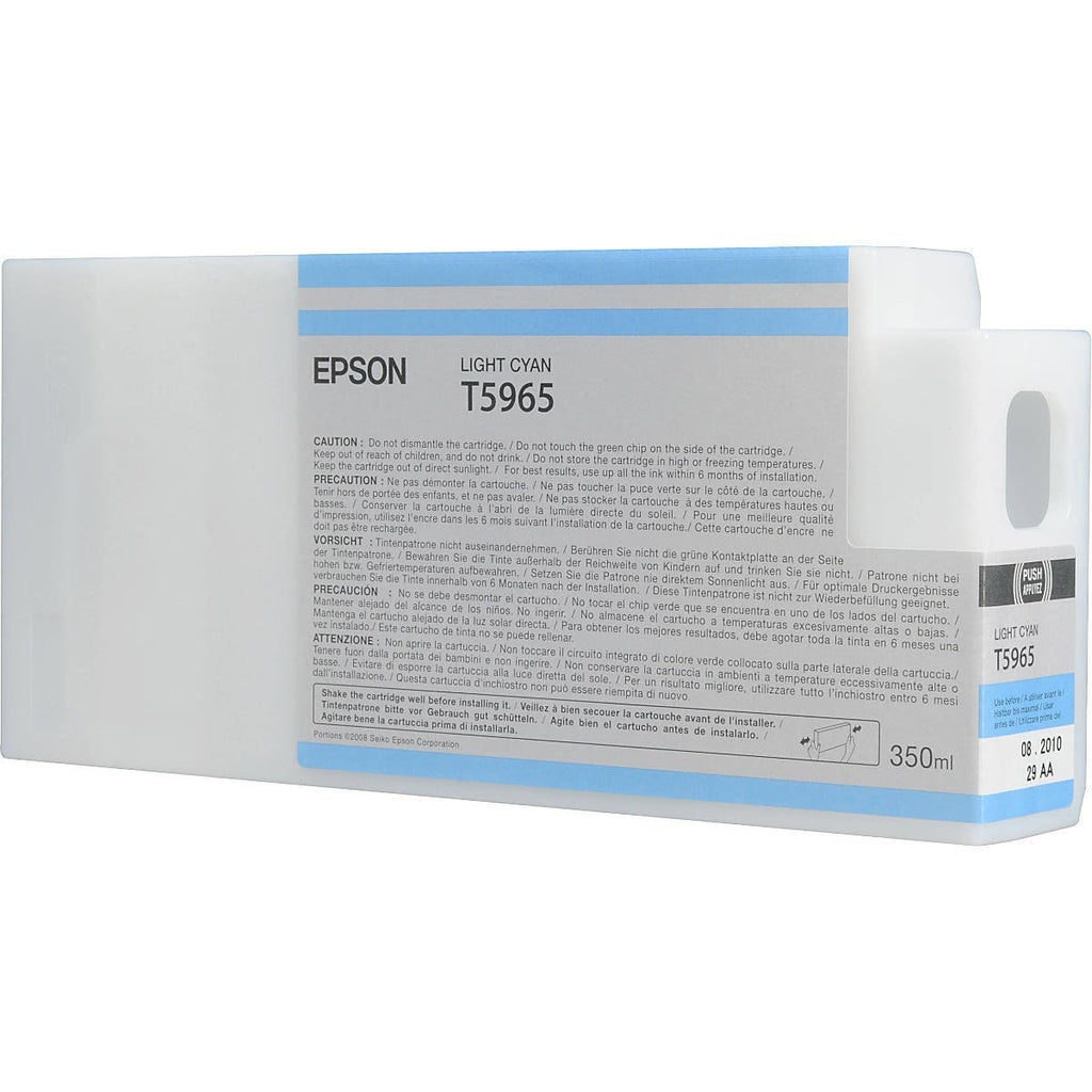 Epson T596500 Light Cyan UltraChrome HDR Ink Cartridge (350 mL)