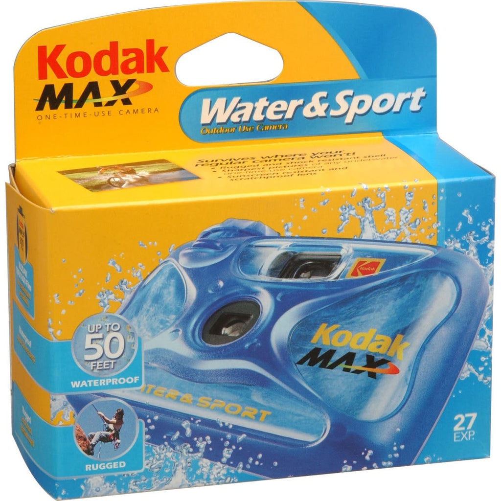 Kodak Max Water & Sport 27 Exp - Disposable Film Camera