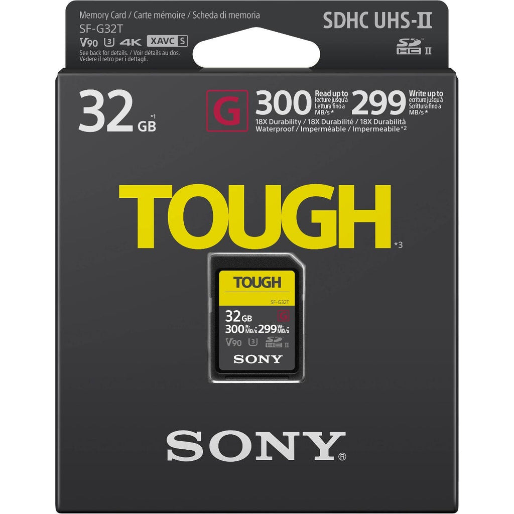 Sony 32GB SF-G Tough Series UHS-II SDHC Memory Card