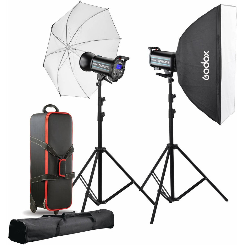 Godox QS600II 2-Light Studio Flash Kit