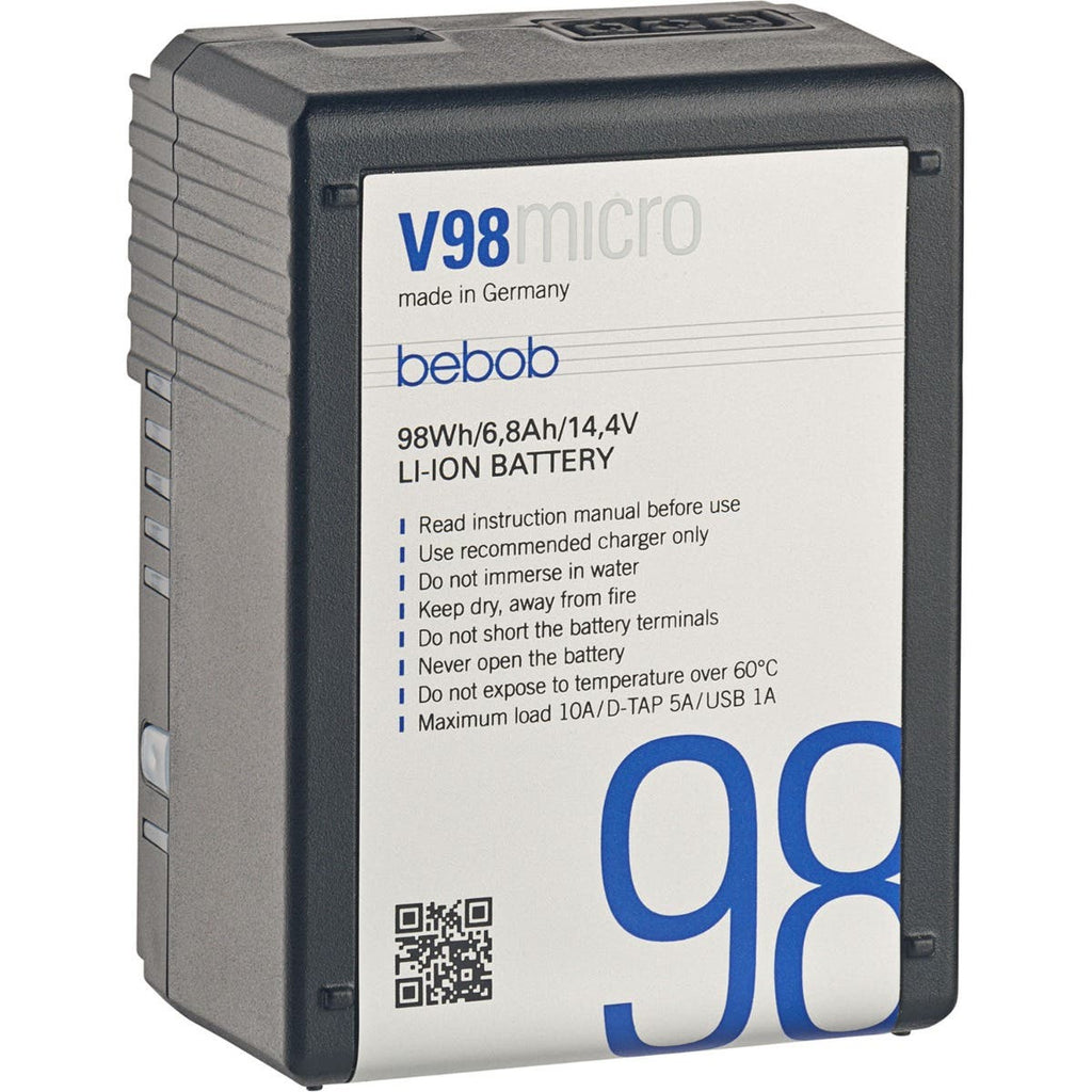 Bebob V98MICRO 14.4V, 98Wh V-Mount Li-Ion Battery