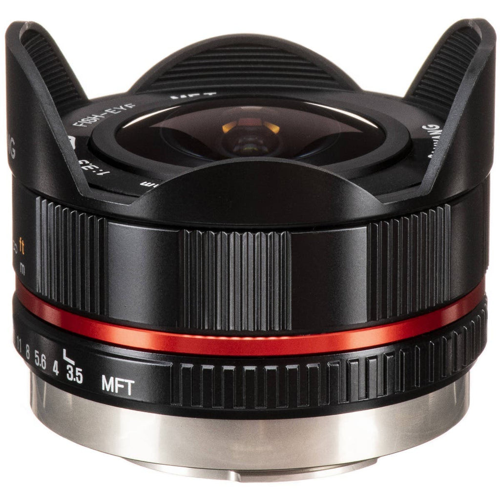 Samyang 7.5mm f/3.5 UMC II Fisheye MFT Lens (Black)