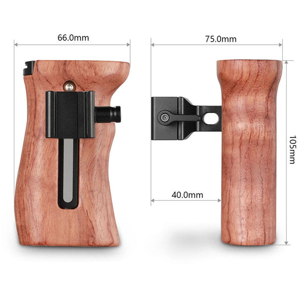 SmallRig Wooden Side Handle with NATO Clamp