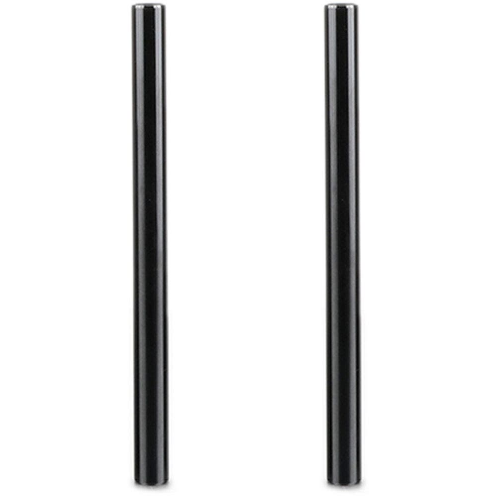 SmallRig 15mm Aluminum Rod (Pair, Black, 8inch)