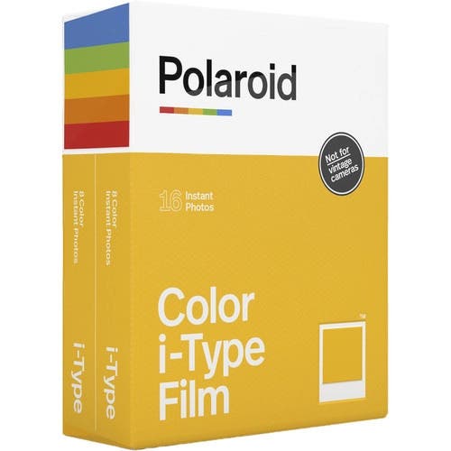 Polaroid Color i-Type Instant Film (Double Pack, 16 Exposures)