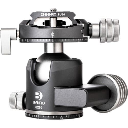 Benro GX30 Two Series Arca-Type Low Profile Aluminum Ball Head with PU56 Plate 