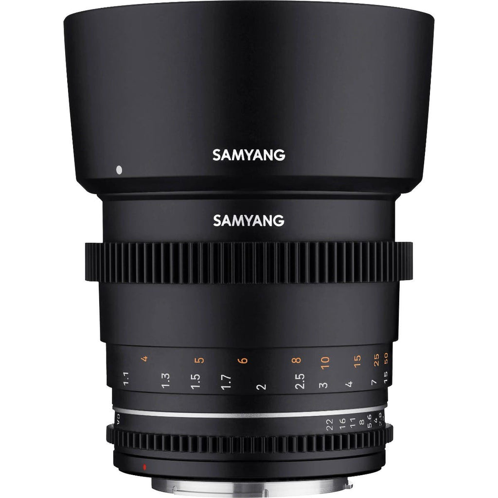 Samyang 85mm T1.5 VDSLR MK2 Cine Lens for Canon EF Mount