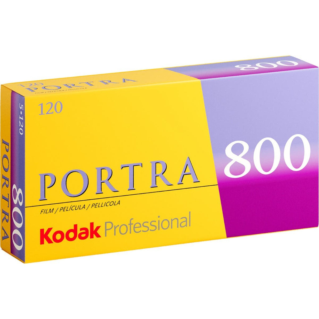 Kodak Professional Portra 800 Color Negative Film (120 Roll Film, 5-Pack)